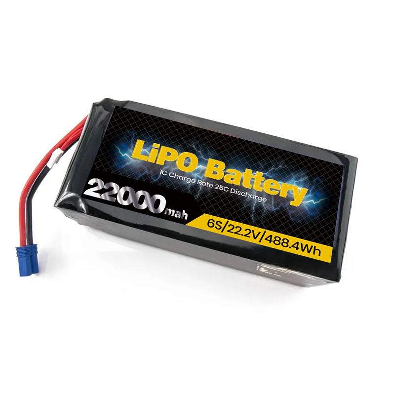 LiPO Battery 22000mAh 6S 22.2V