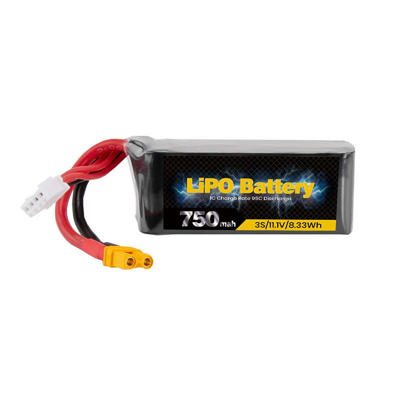 LiPO Battery 750mAh 3S 11.1V