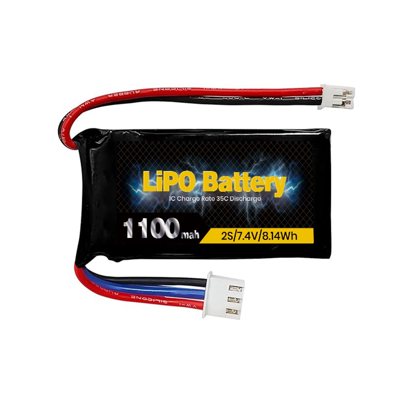 LiPO Battery 1100mAh 2S 7.4V