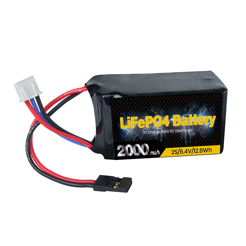 LiFeP04 Battery 2000mAh 2S 6.4V