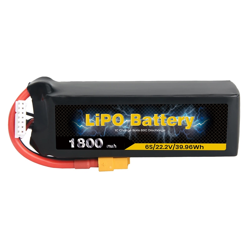 LiPO Battery 1800mAh 6S 22.2V